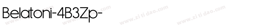 Belatoni-4B3Zp字体转换