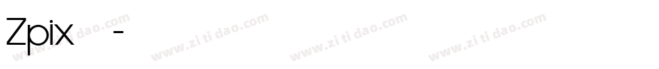 Zpix转换器字体转换