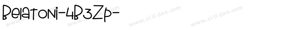 Belatoni-4B3Zp字体转换