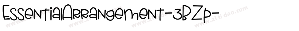EssentialArrangement-3BZp字体转换