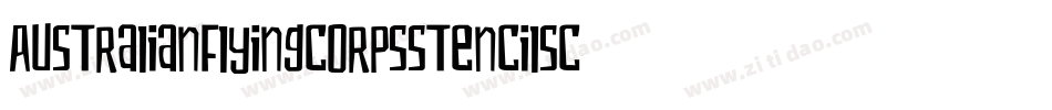 Australianflyingcorpsstencilsc-A4Zp字体转换