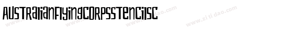 Australianflyingcorpsstencilsc-A4Zp字体转换