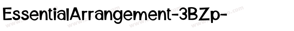 EssentialArrangement-3BZp字体转换