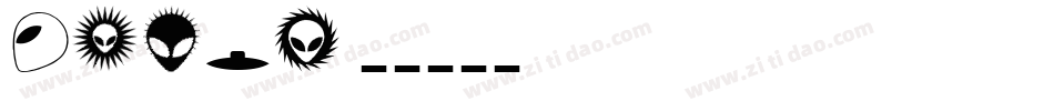 alien字体转换