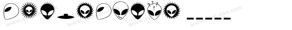alienation字体转换