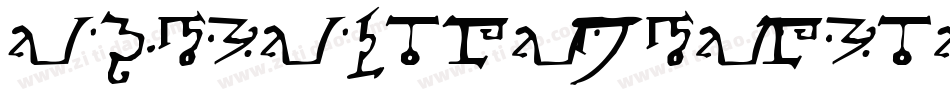 Alphabet-of-the-Magi字体转换