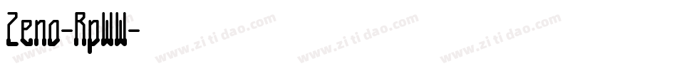 Zeno-RpWW字体转换