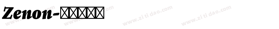 Zenon字体转换