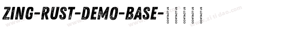 Zing-Rust-Demo-Base字体转换