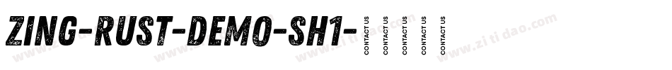 Zing-Rust-Demo-Sh1字体转换