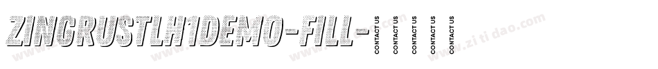 ZingRustLH1Demo-Fill字体转换 ZingRustLH1Demo-Fill字体转换