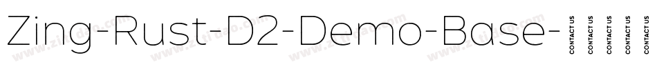 Zing-Rust-D2-Demo-Base字体转换