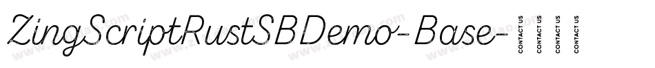 ZingScriptRustSBDemo-Base字体转换