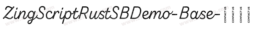 ZingScriptRustSBDemo-Base字体转换