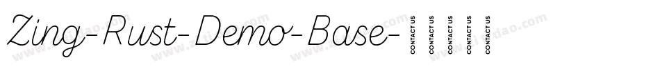 Zing-Rust-Demo-Base字体转换