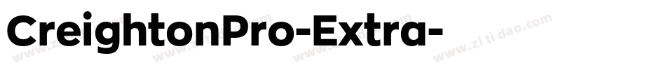 CreightonPro-Extra字体转换