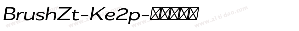 BrushZt-Ke2p字体转换