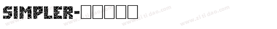 Simpler字体转换