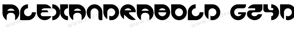 AlexandraBold-GzyD字体转换