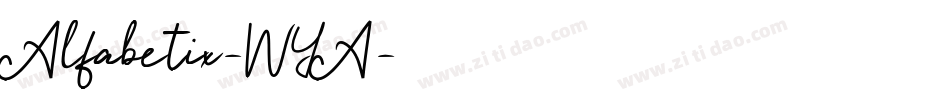 Alfabetix-WYA字体转换