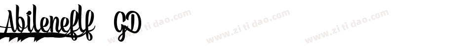 Abileneflf-1GD4字体转换