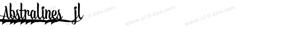 Abstralines-1jl4字体转换