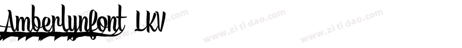 Amberlynfont-LKV4字体转换