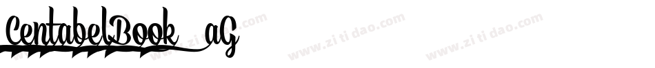 CentabelBook-1aG4字体转换