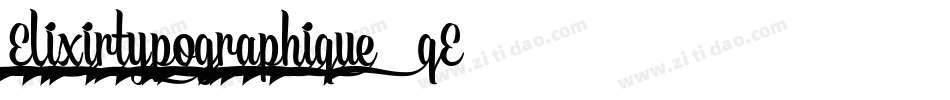 Elixirtypographique-7qE4字体转换
