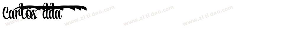 Carlos-dda6字体转换