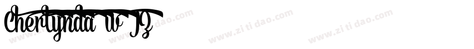 Cherlynda-w1JZ6字体转换