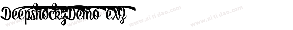 DeepshockzDemo-eXZ6字体转换