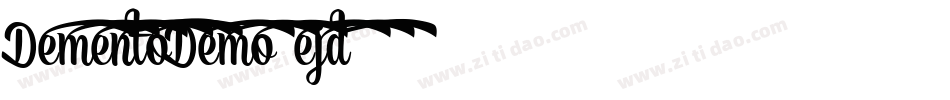 DementoDemo-ejd6字体转换