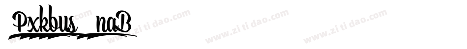 7Pxkbus-4naB字体转换