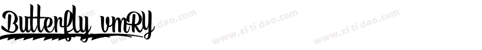 Butterfly-vmRY7字体转换