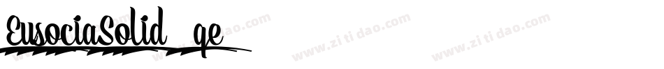 EusociaSolid-9qe7字体转换