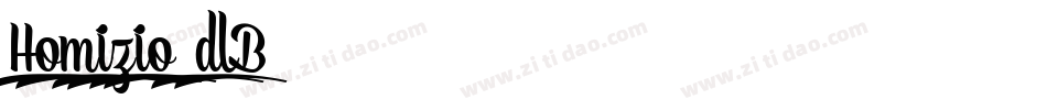 Homizio-dlB7字体转换