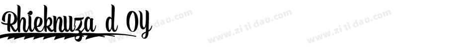 Rhieknuza-d9OY7字体转换