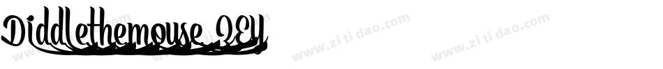 Diddlethemouse-ZEY8字体转换