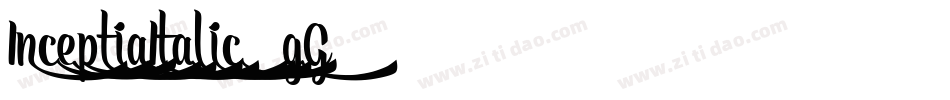 InceptiaItalic-3gG8字体转换