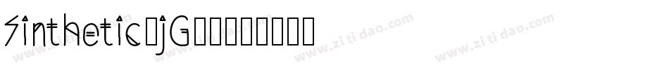 Sinthetic-jG00字体转换