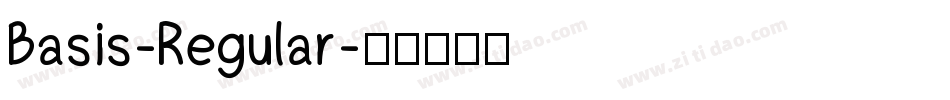 Basis-Regular字体转换