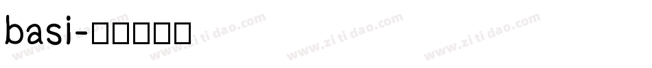 basi字体转换