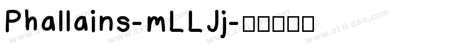 Phallains-mLLJj字体转换