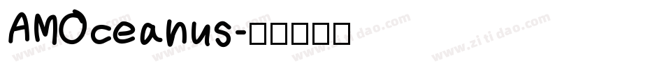 AMOceanus字体转换