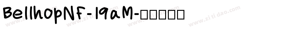 BellhopNf-19aM字体转换
