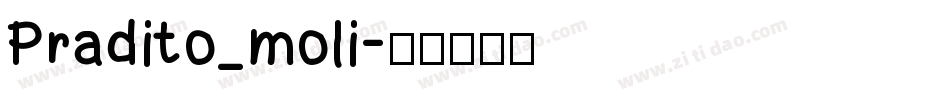 Pradito_moli字体转换