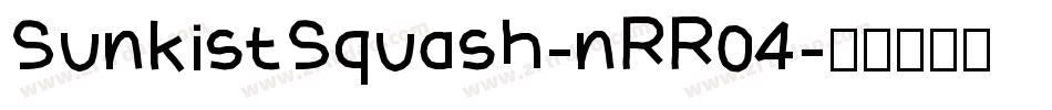 SunkistSquash-nRR04字体转换