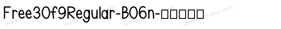 Free3Of9Regular-B06n字体转换