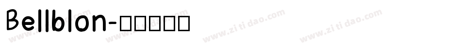 Bellblon字体转换